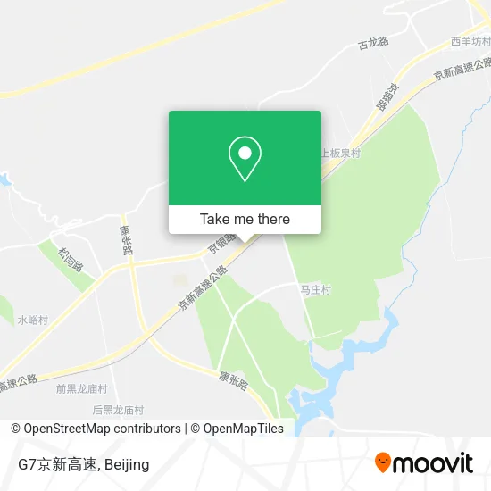 G7京新高速 map