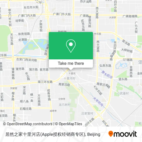 居然之家十里河店(Apple授权经销商专区) map