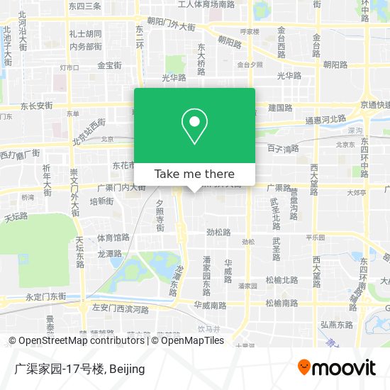 广渠家园-17号楼 map