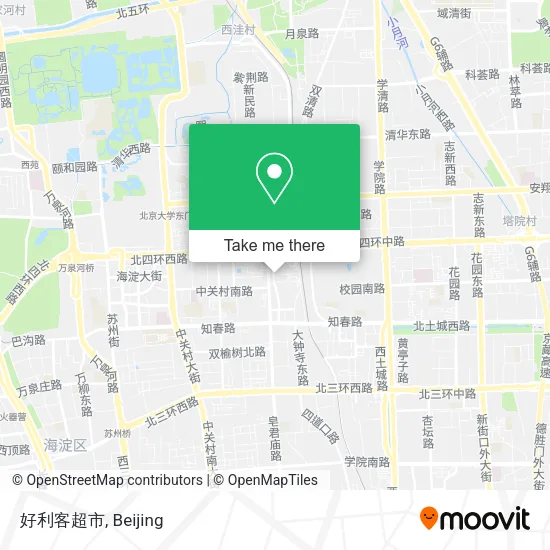 好利客超市 map