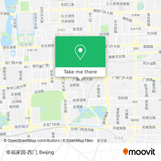 幸福家园-西门 map