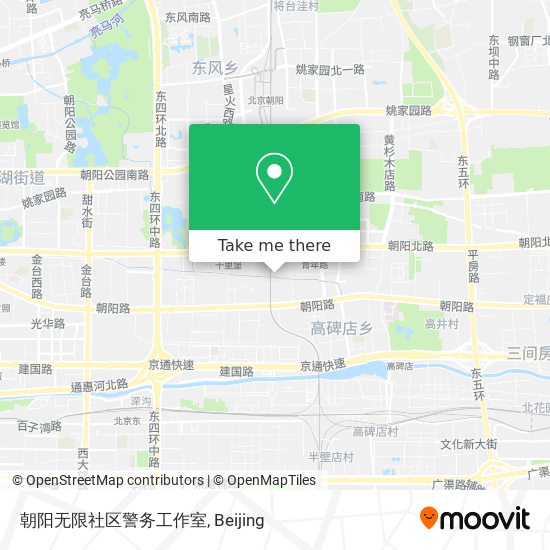 朝阳无限社区警务工作室 map