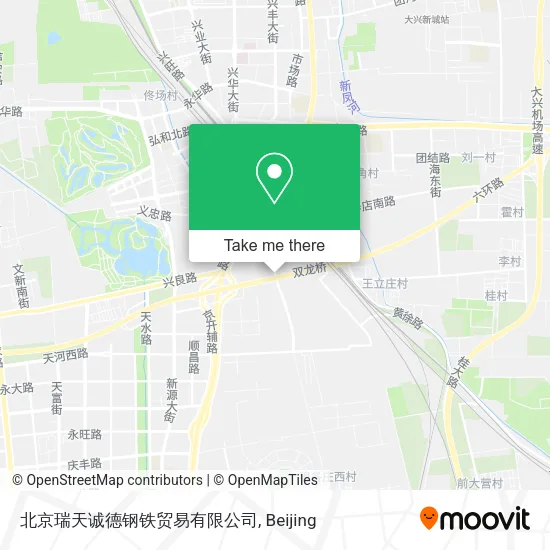 北京瑞天诚德钢铁贸易有限公司 map