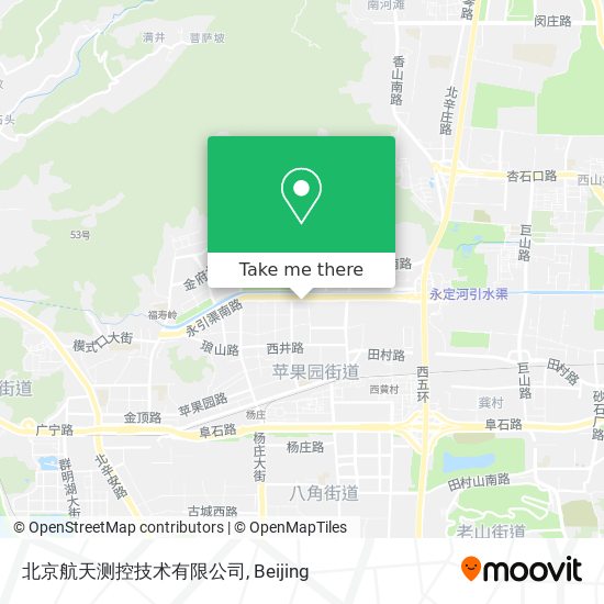 北京航天测控技术有限公司 map