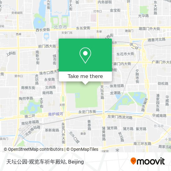 天坛公园-观览车祈年殿站 map