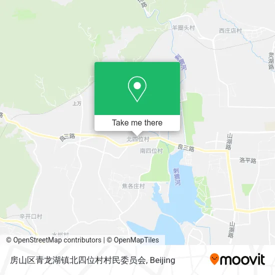房山区青龙湖镇北四位村村民委员会 map