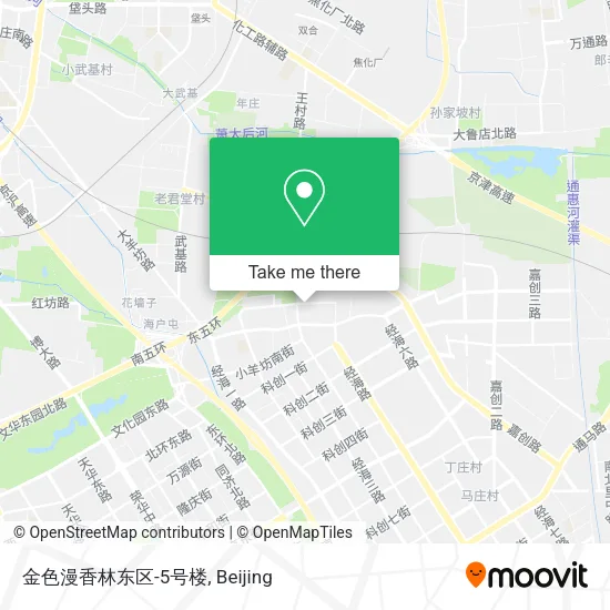 金色漫香林东区-5号楼 map