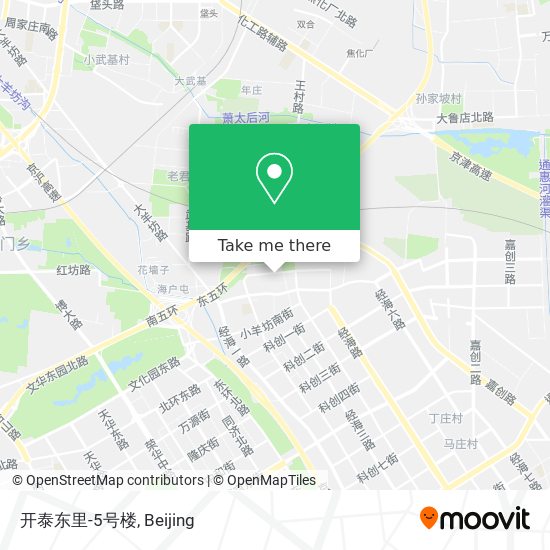 开泰东里-5号楼 map