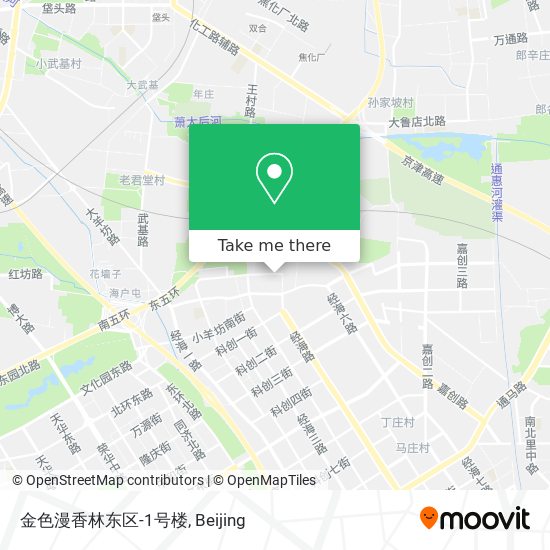金色漫香林东区-1号楼 map