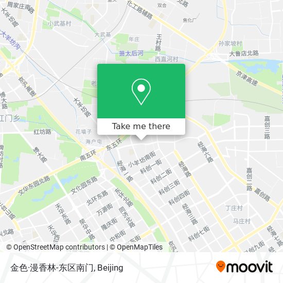 金色·漫香林-东区南门 map