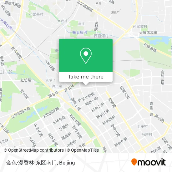 金色·漫香林-东区南门 map