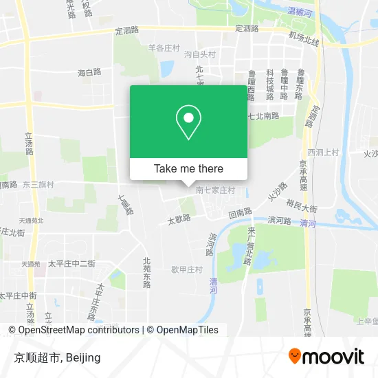 京顺超市 map