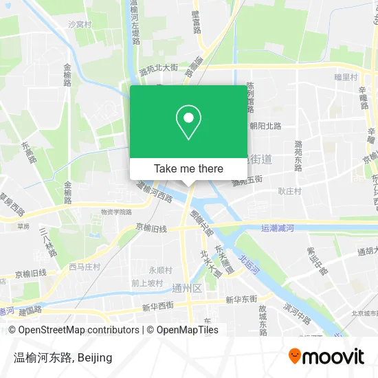 温榆河东路 map