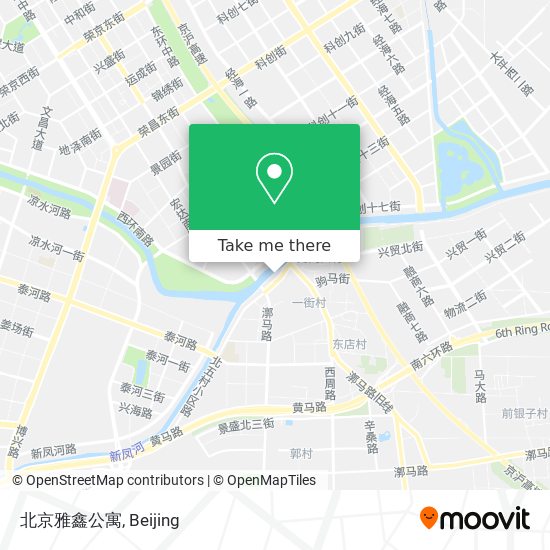 北京雅鑫公寓 map