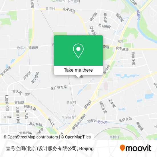 壹号空间(北京)设计服务有限公司 map