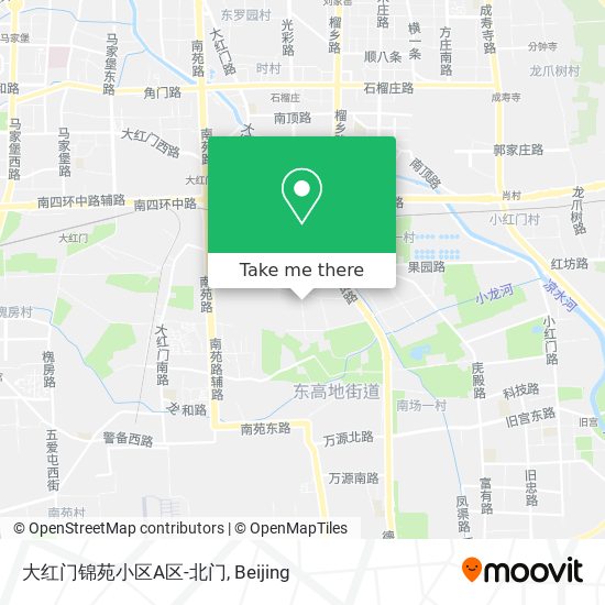 大红门锦苑小区A区-北门 map