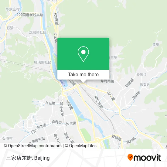 三家店东街 map