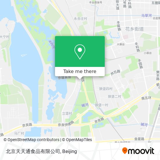 北京天天通食品有限公司 map
