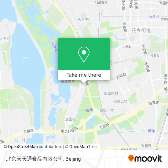 北京天天通食品有限公司 map