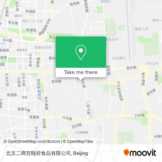 北京二商宫颐府食品有限公司 map