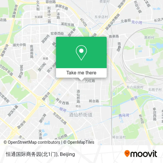 恒通国际商务园(北1门) map