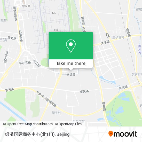 绿港国际商务中心(北1门) map