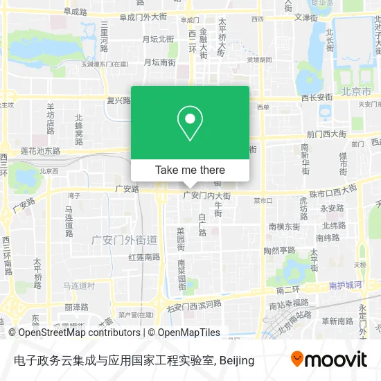 电子政务云集成与应用国家工程实验室 map