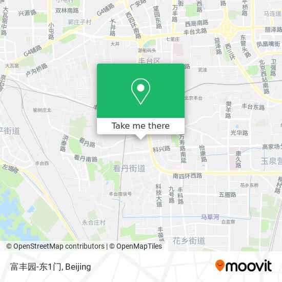 富丰园-东1门 map