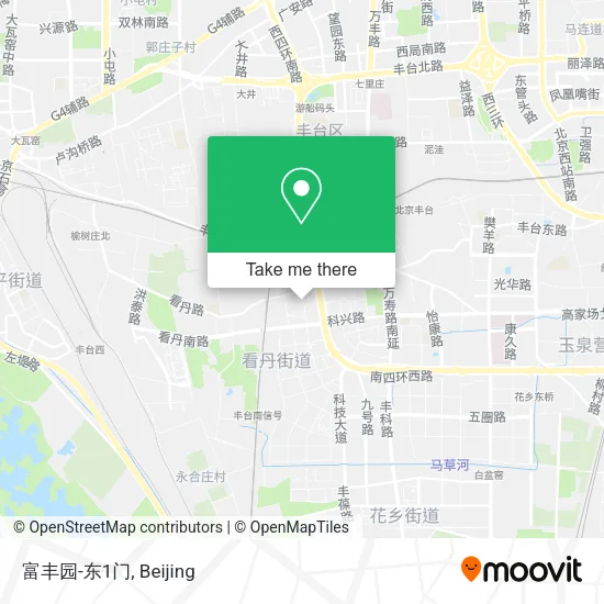 富丰园-东1门 map