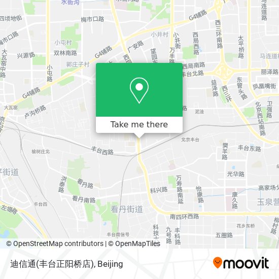 迪信通(丰台正阳桥店) map