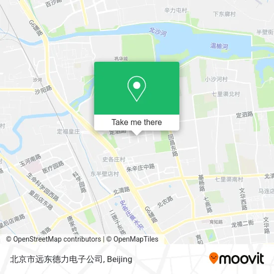 北京市远东德力电子公司 map