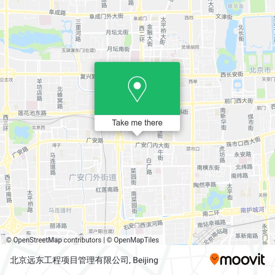 北京远东工程项目管理有限公司 map