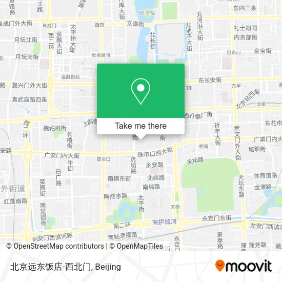 北京远东饭店-西北门 map