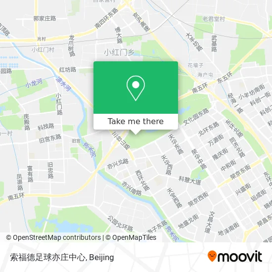 索福德足球亦庄中心 map