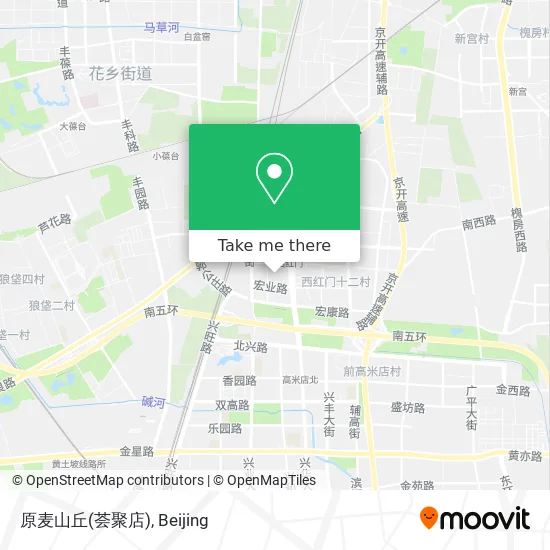 原麦山丘(荟聚店) map