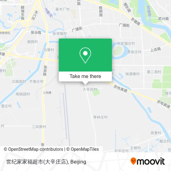 世纪家家福超市(大辛庄店) map