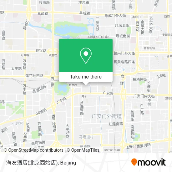 海友酒店(北京西站店) map