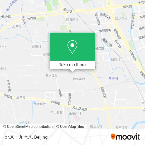 北京一九七八 map