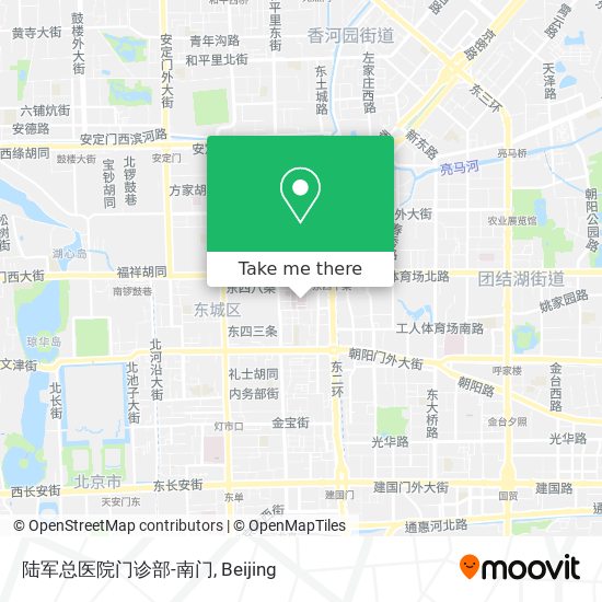 陆军总医院门诊部-南门 map