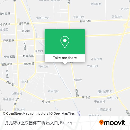 月儿湾水上乐园停车场-出入口 map