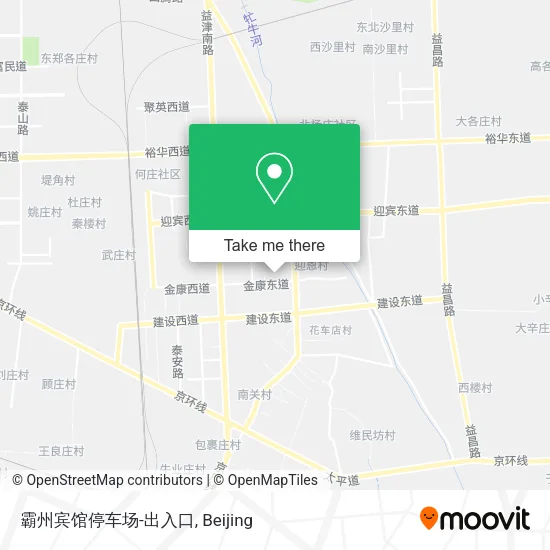 霸州宾馆停车场-出入口 map