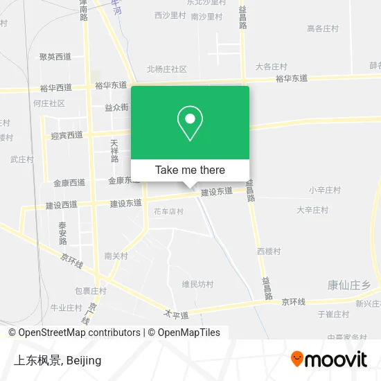 上东枫景 map