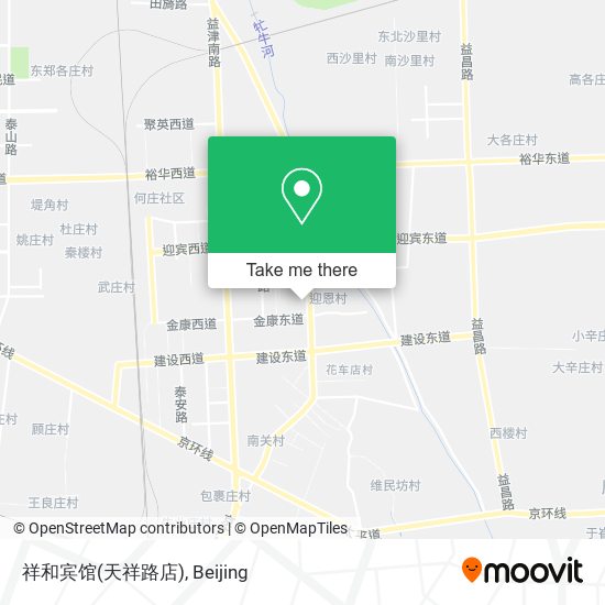 祥和宾馆(天祥路店) map