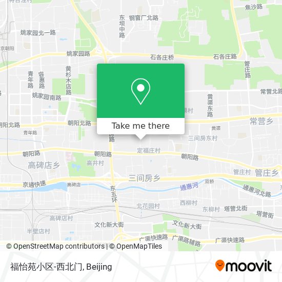 福怡苑小区-西北门 map