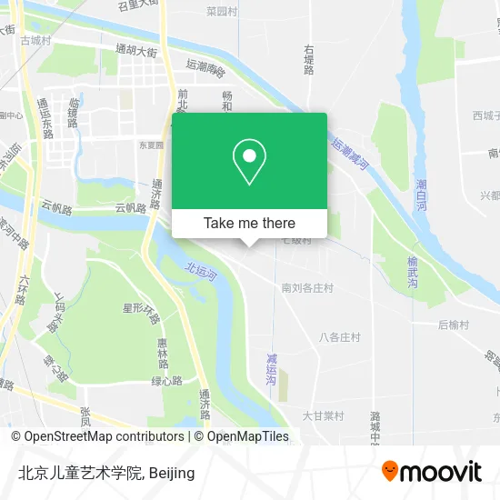 北京儿童艺术学院 map