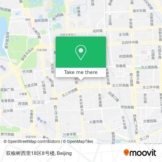 双榆树西里18区8号楼 map