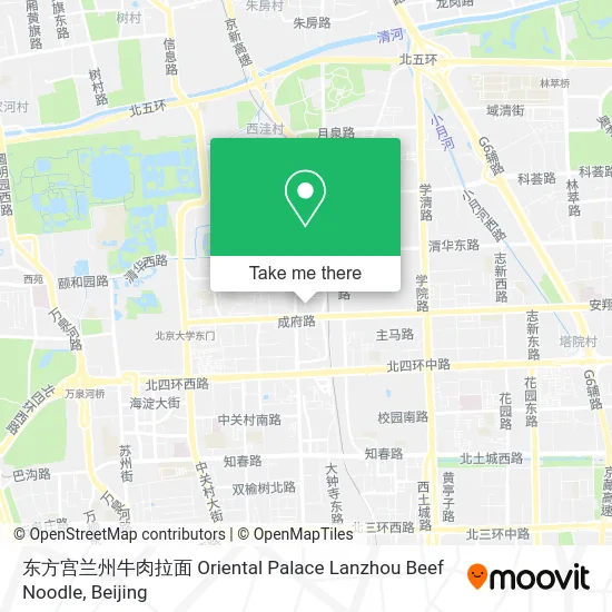 东方宫兰州牛肉拉面 Oriental Palace Lanzhou Beef Noodle map