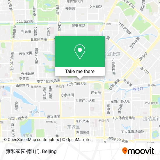 雍和家园-南1门 map