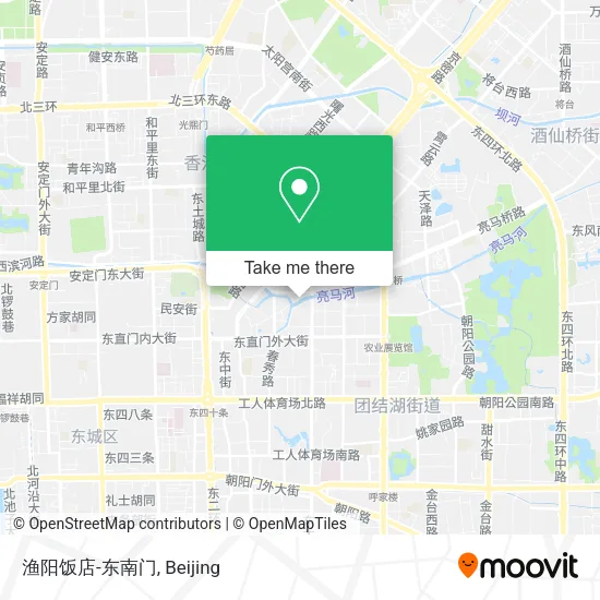 渔阳饭店-东南门 map