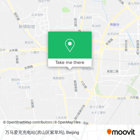 万马爱充充电站(房山区紫草坞) map